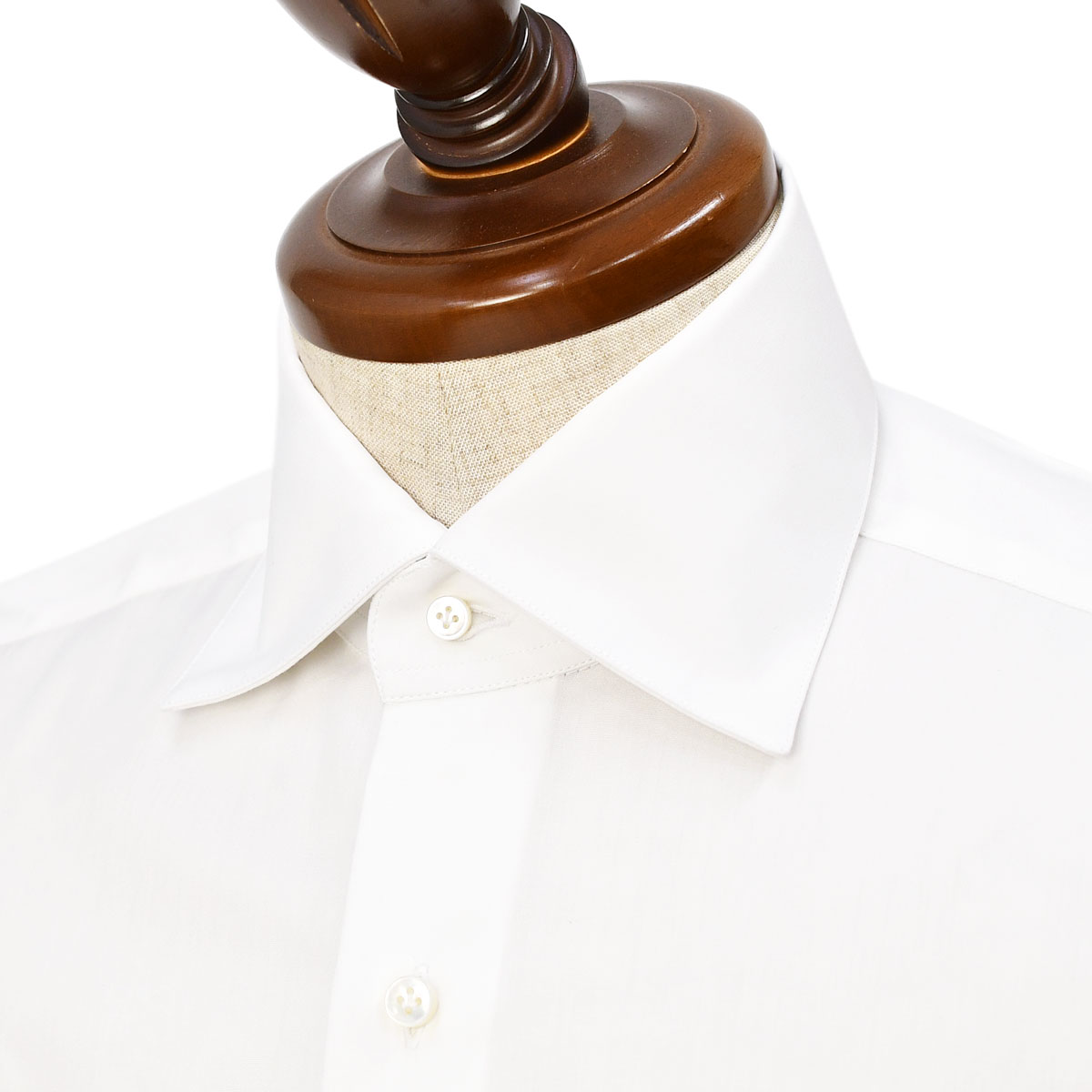 BARBA【バルバ】セミワイドカラーシャツ JOURNEY DENDY 5816U 0001 コットン ブロード ホワイト