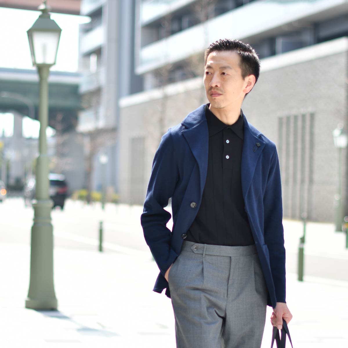 ニットでもストイックに！LARDINI【ラルディーニ】