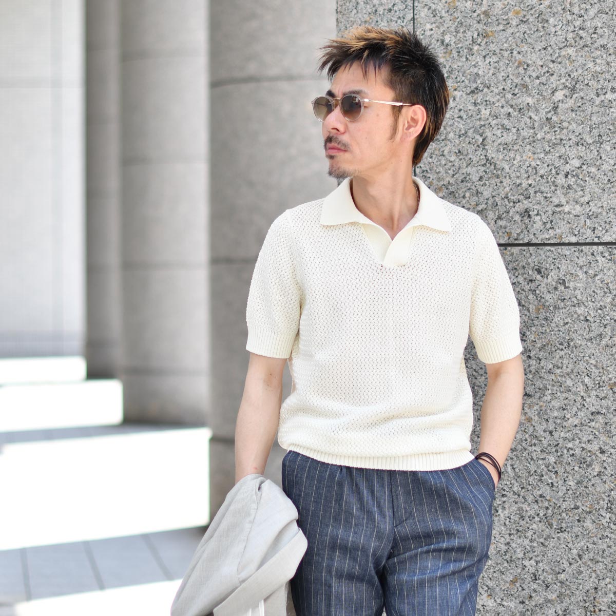 1枚でも様になるニット！FILIPPO DE LAURENTIIS【フィリッポ デ ローレンティス】